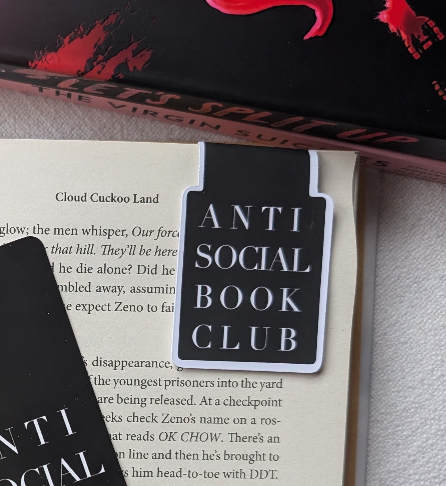 ANTI-SOCIAL BOOK CLUB - BOOKMARK