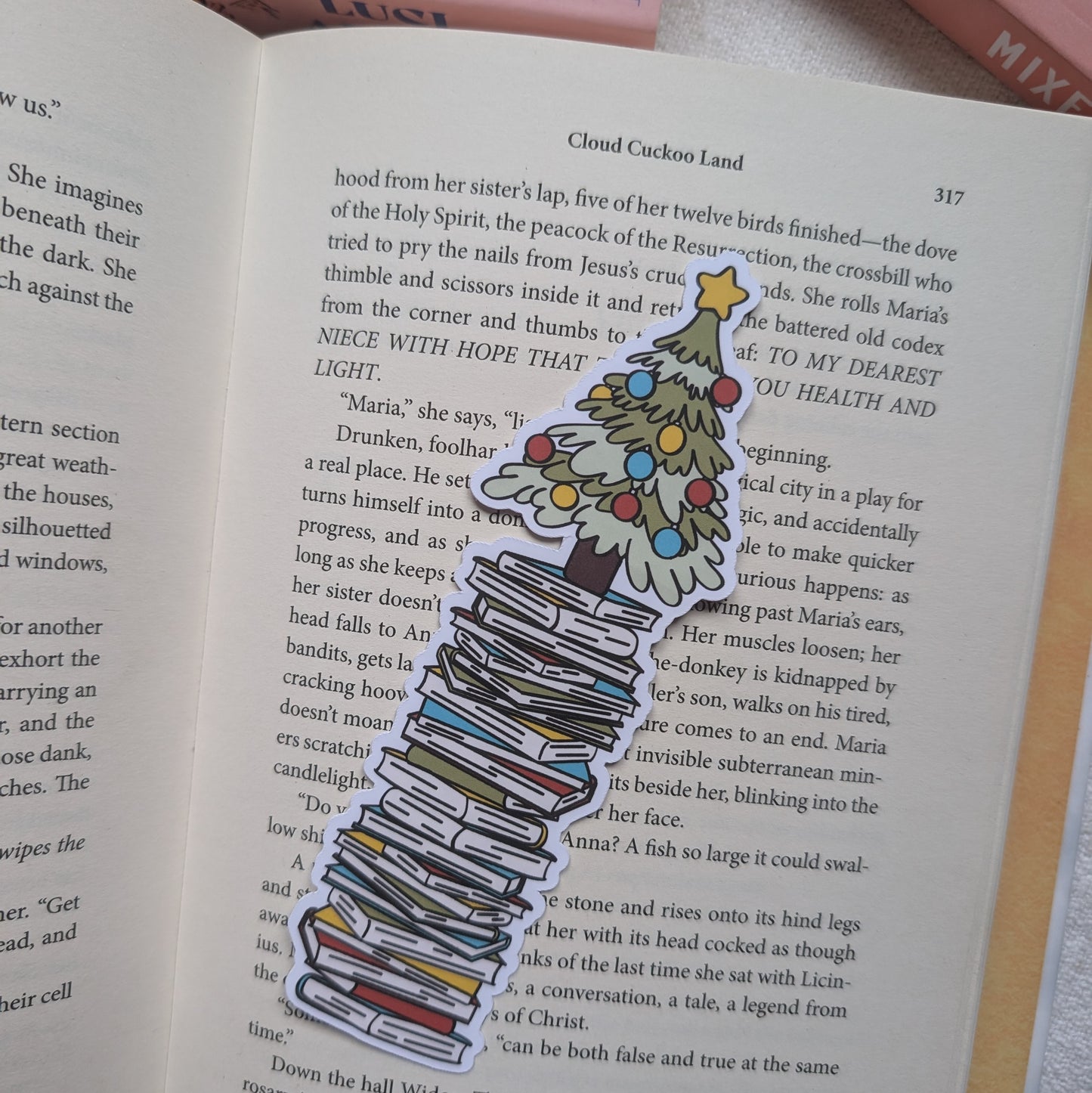 CHRISTMAS TREE STACK - BOOKMARK