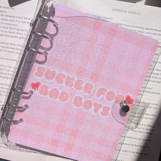 SUCKER FOR BAD BOYS - BOOKMARK BINDER (+ 4 BOOKMARKS)