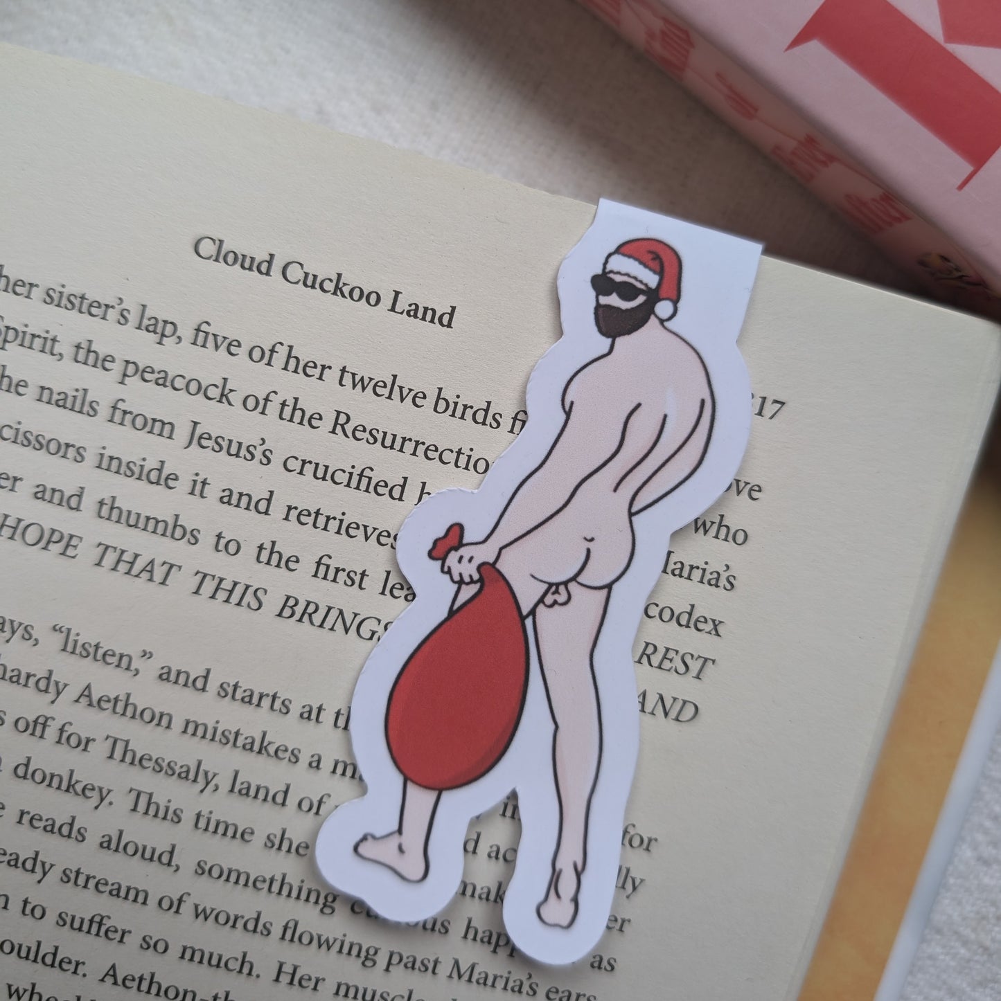 NAKED SANTA  - BOOKMARK