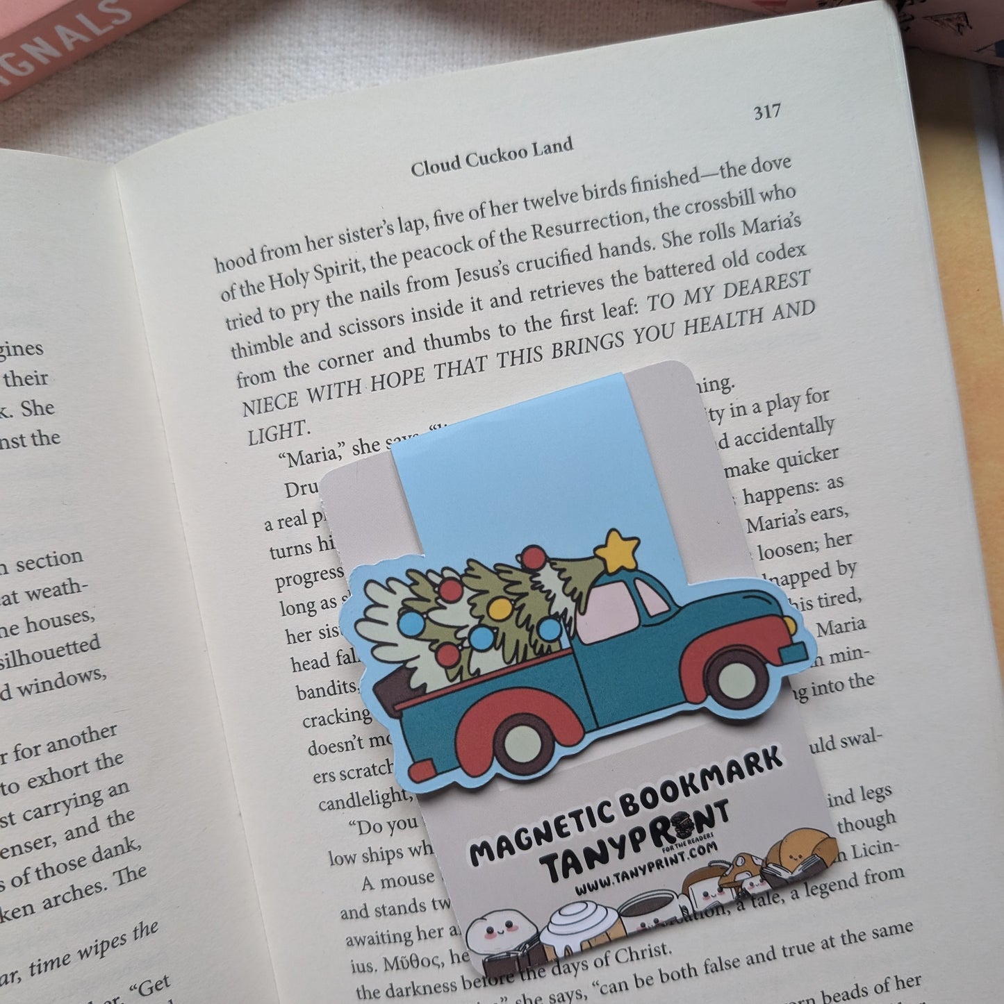 CHRISTMAS TRUCK - BOOKMARK