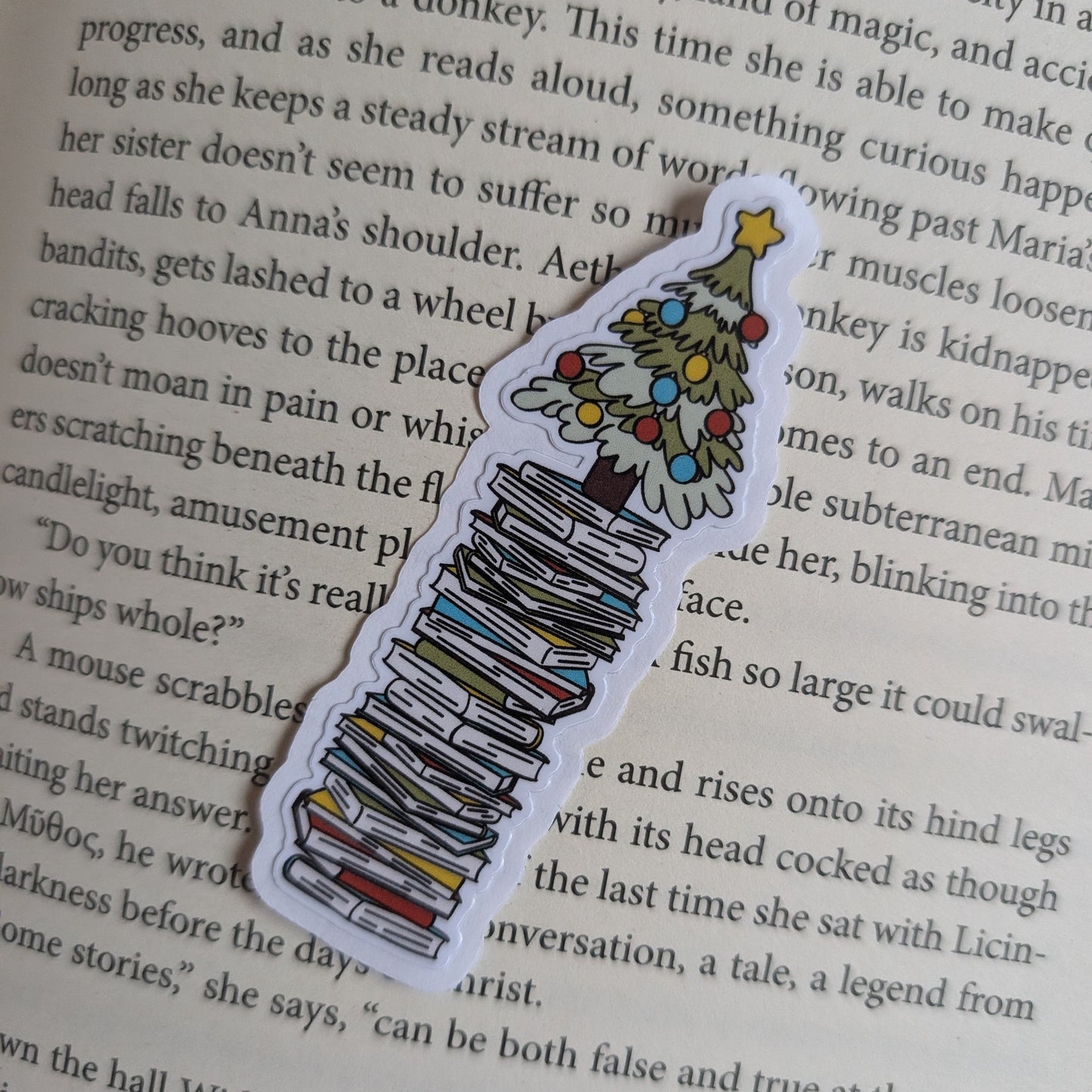 CHRISTMAS TREE STACK - STICKER