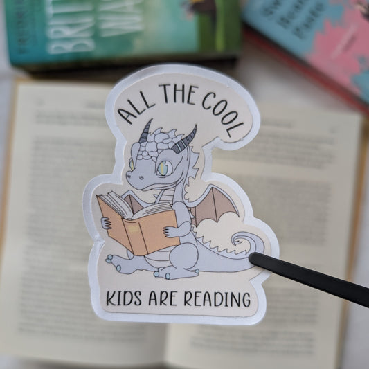 ALL THE COOL KIDS ARE READING - STICKER