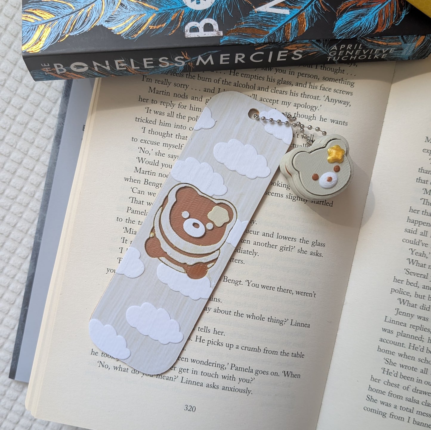 PANCAKE BEAR - 3D PRINTED BOOKMARK