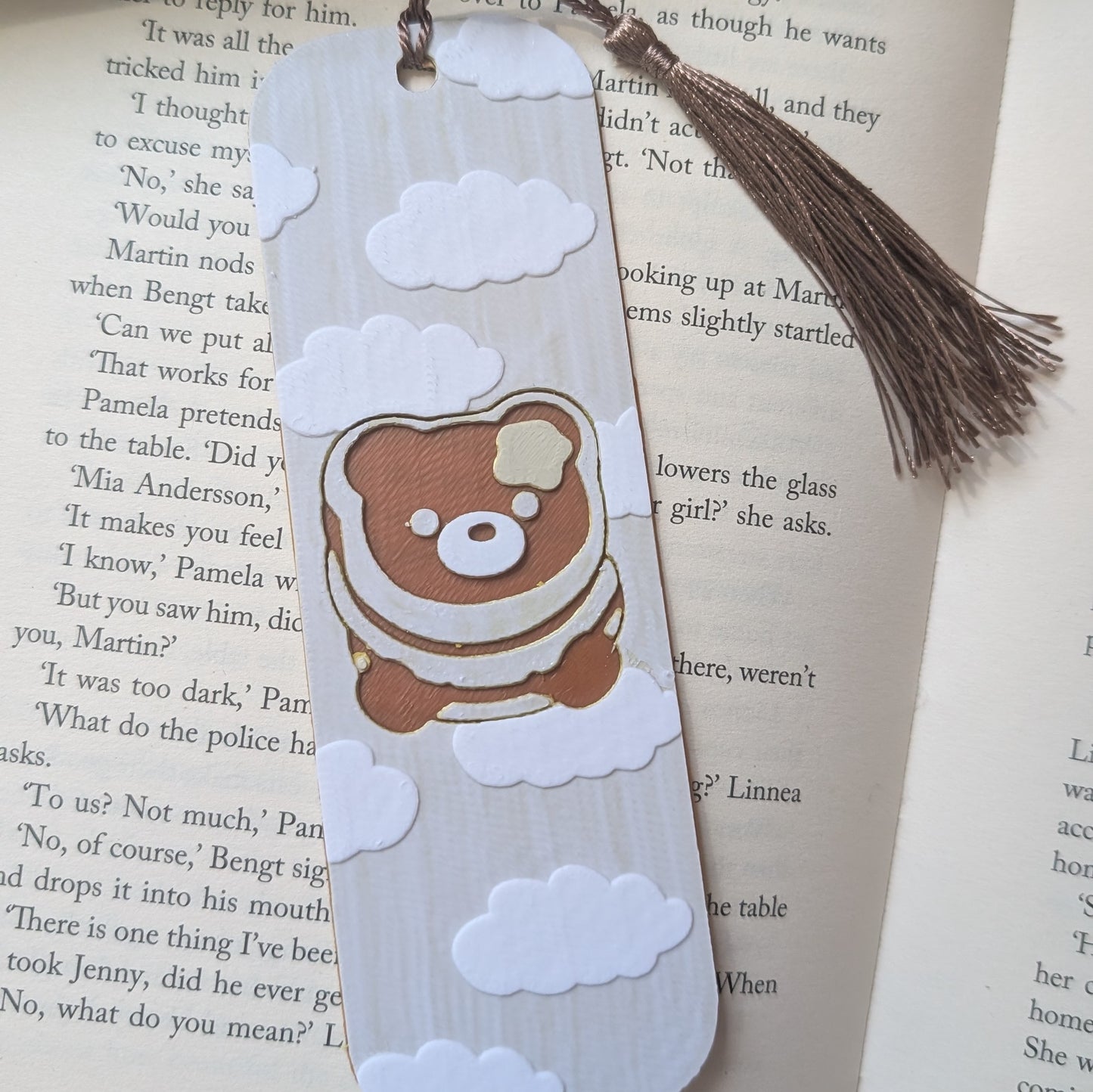 PANCAKE BEAR - 3D PRINTED BOOKMARK