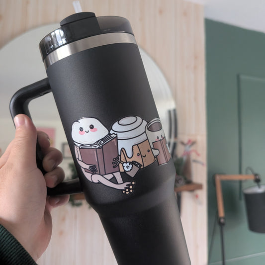 BOOK FRIENDS - 40oz TUMBLER