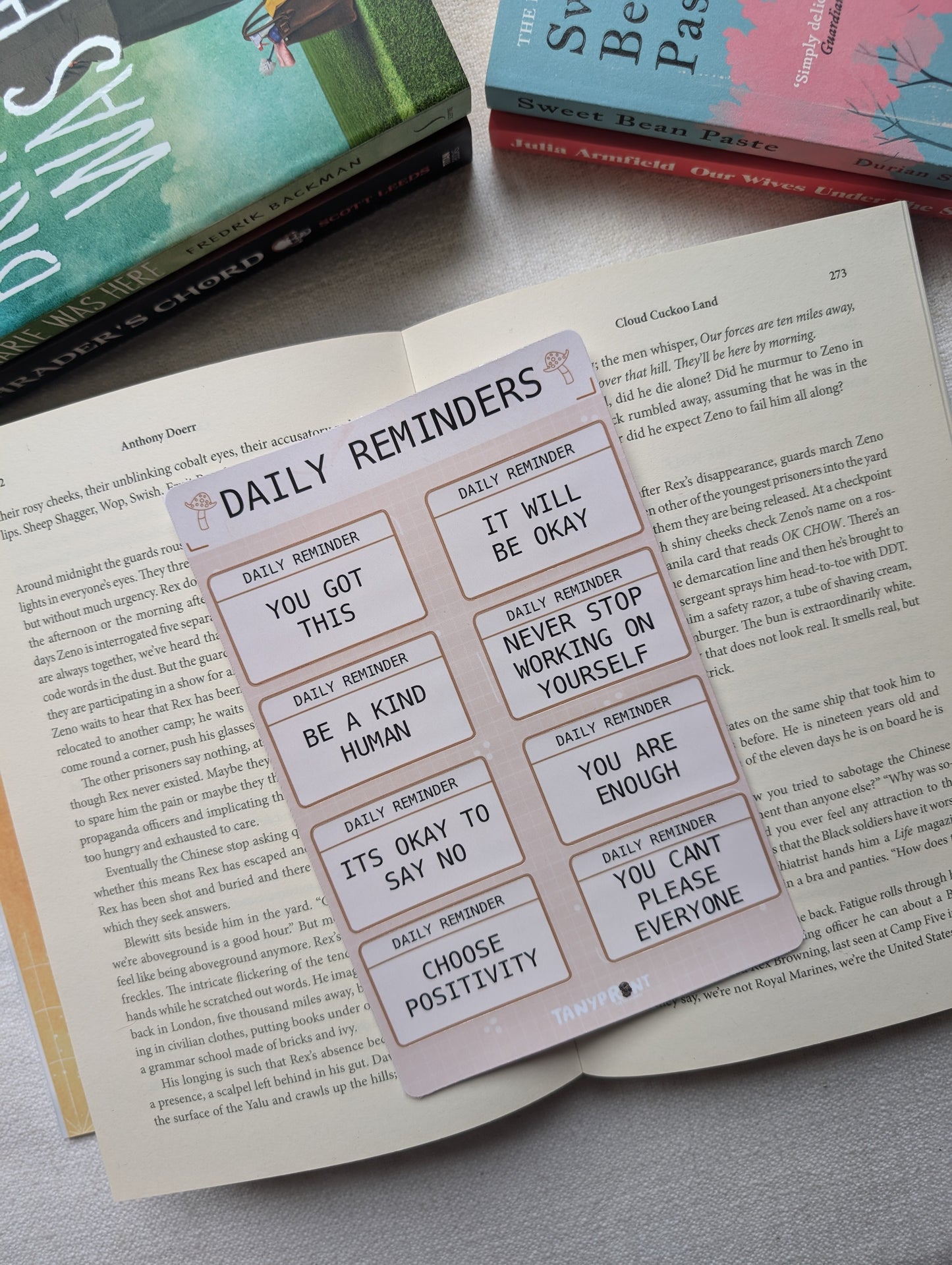 DAILY REMINDERS  - STICKER SHEET