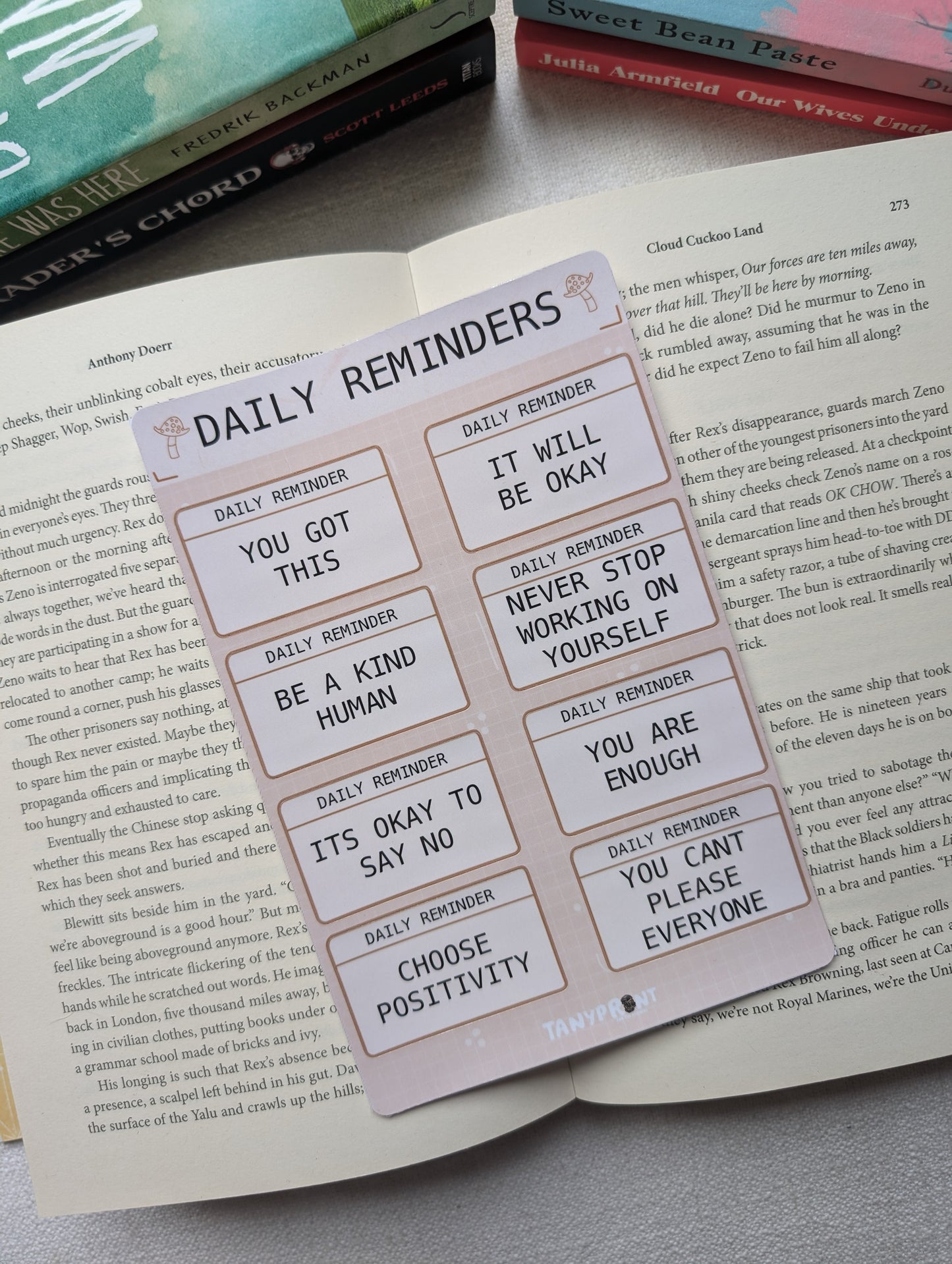 DAILY REMINDERS  - STICKER SHEET