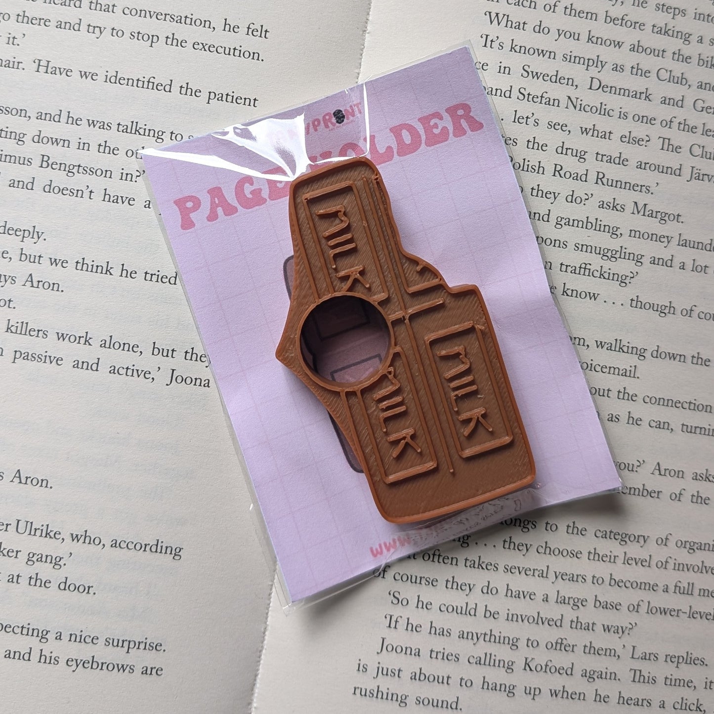 CHOCOLATE BAR - 3D PRINTED PAGE HOLDER
