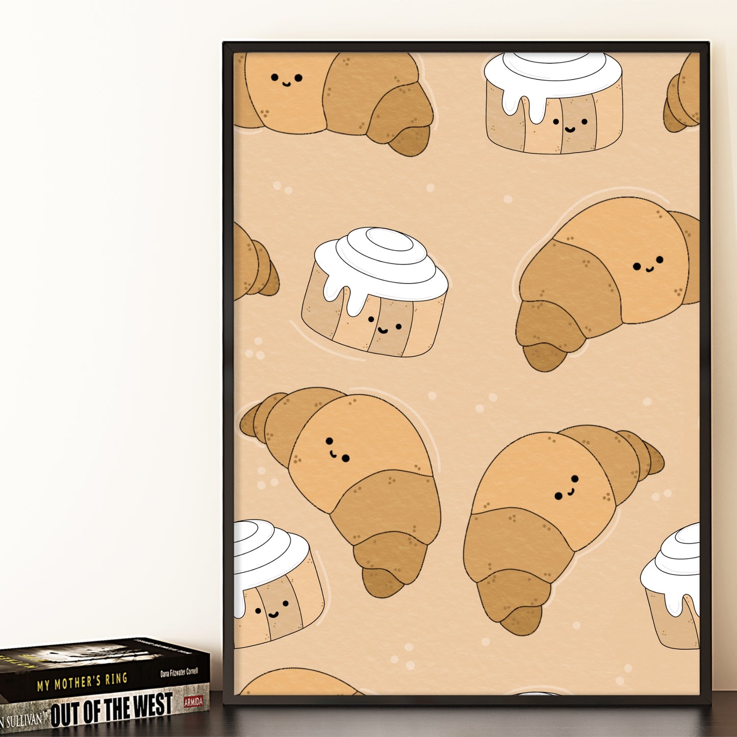 CROISSANT & CINNABUN - ART PRINT/ KINDLE INSERT