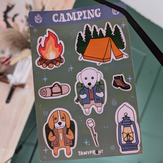 CAMPING - STICKER SHEET