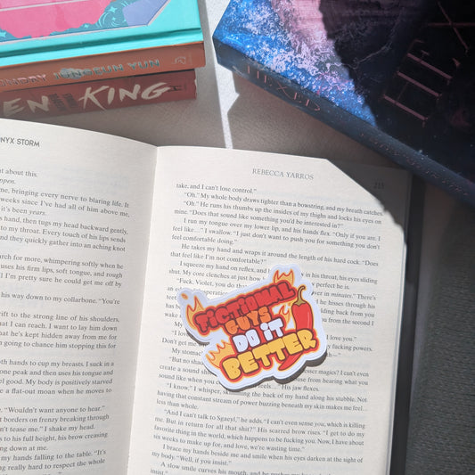 FICTIONAL GUYS DO IT BETTER - STICKER