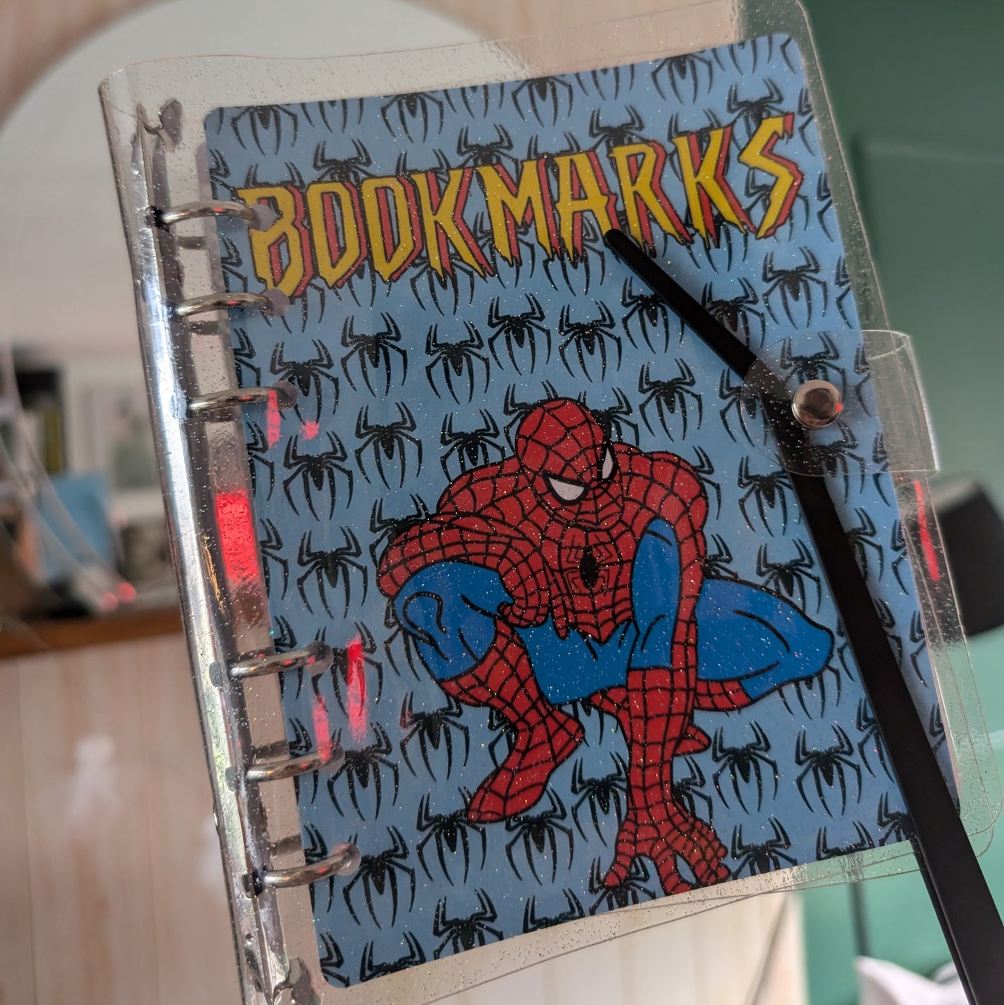 SPIDER - BOOKMARK BINDER (+ 4 BOOKMARKS)