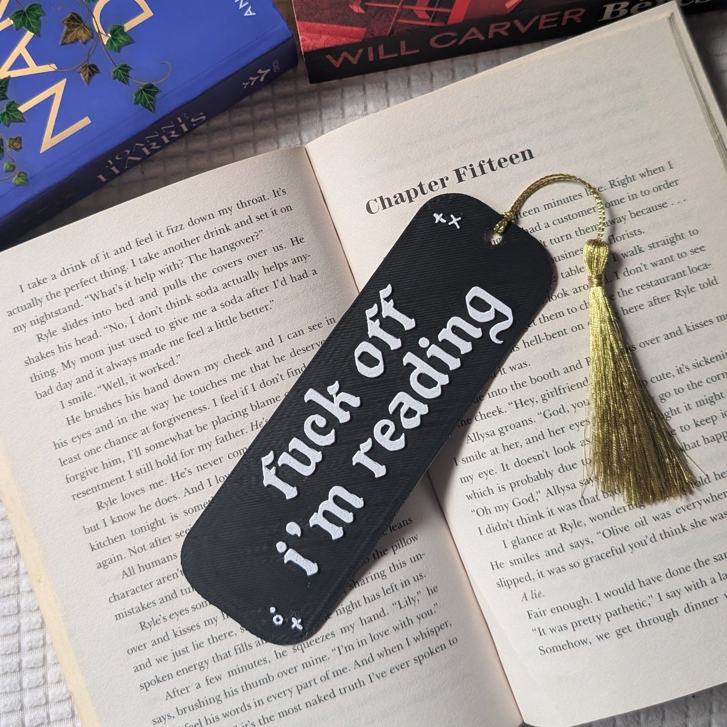 FUCK OFF - 3D PRINTED BOOKMARK