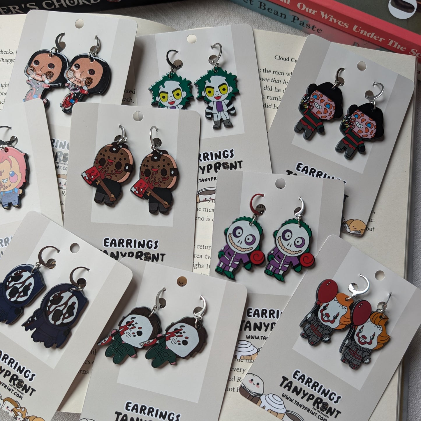 HORROR CHARACTERS - EARRINGS