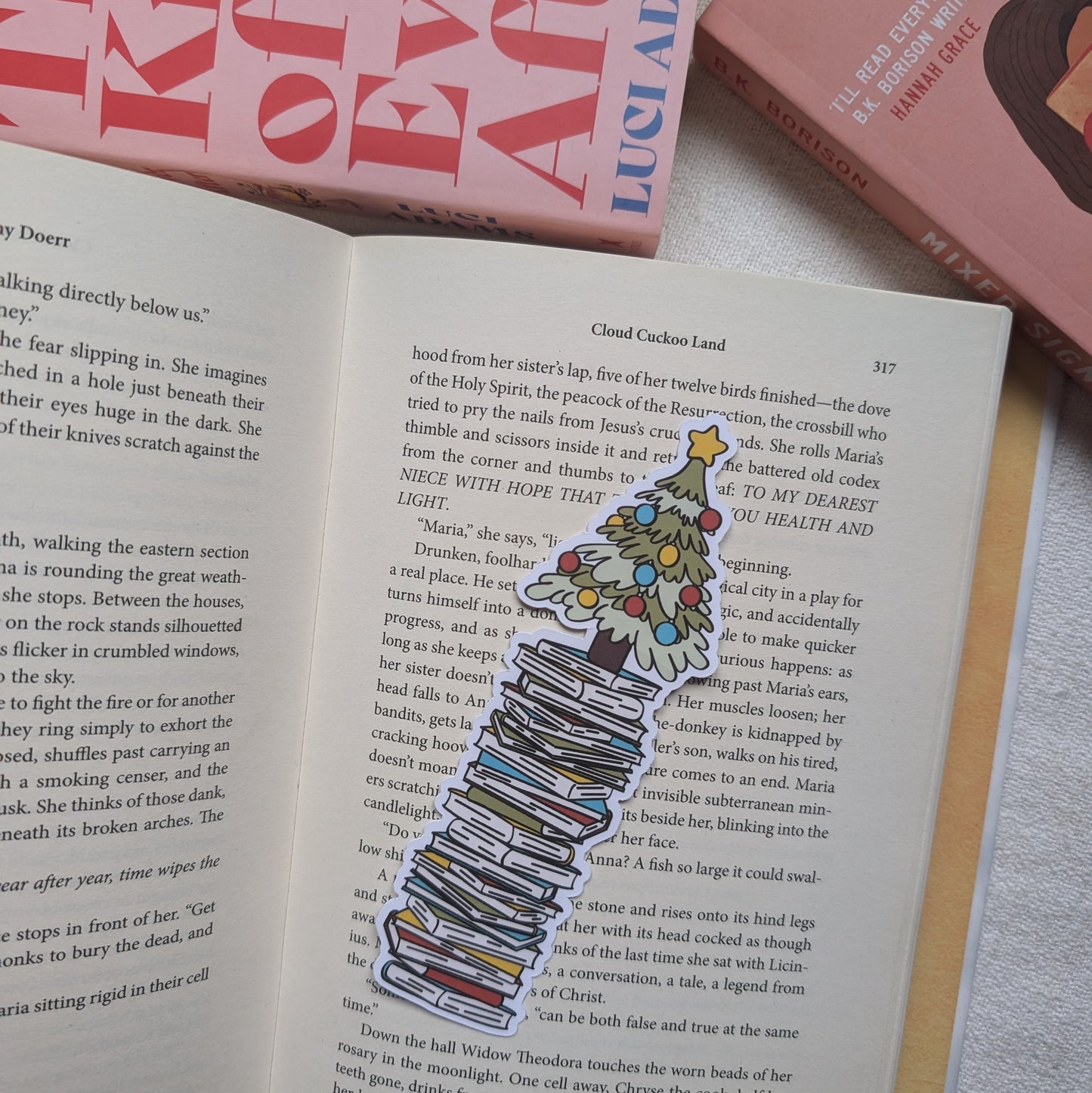 CHRISTMAS TREE STACK - BOOKMARK