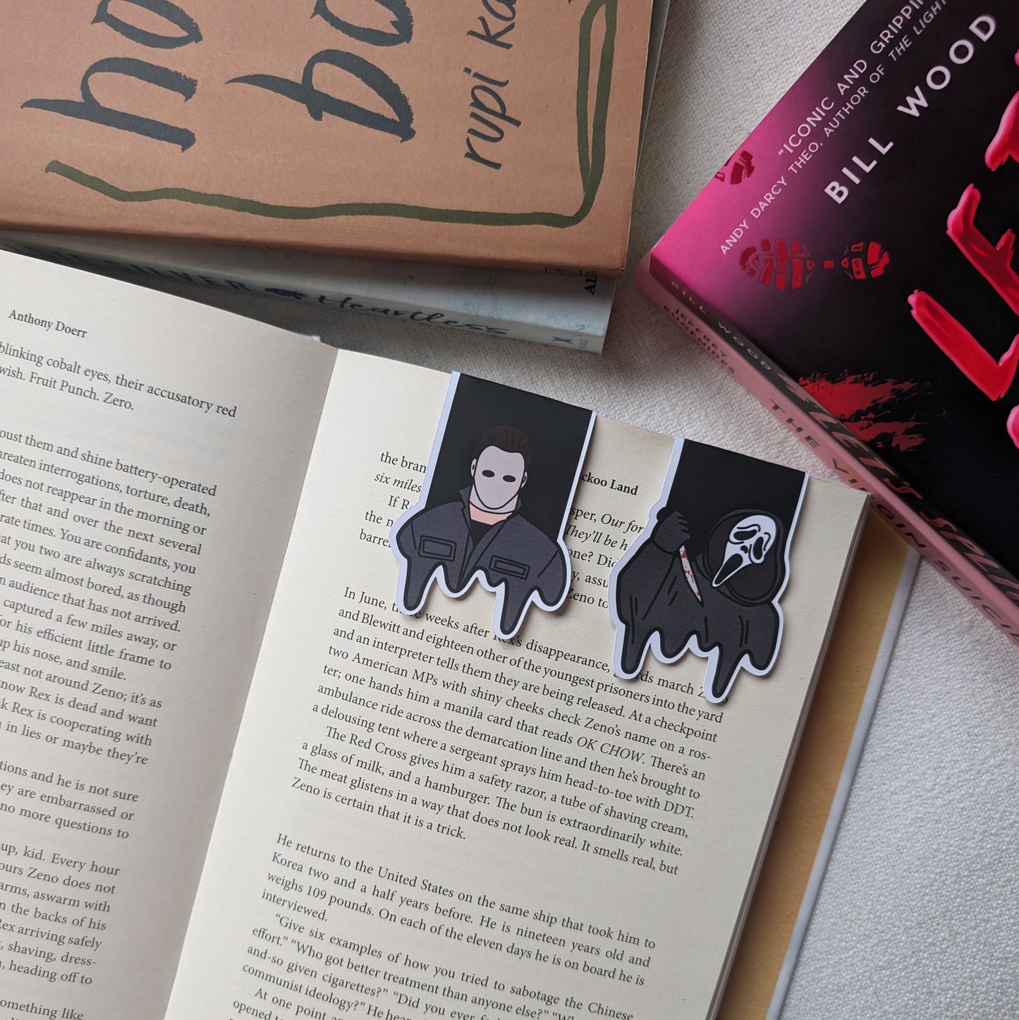 DRIPPY GHOST FACE & MYERS - BOOKMARK