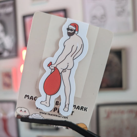 NAKED SANTA  - BOOKMARK