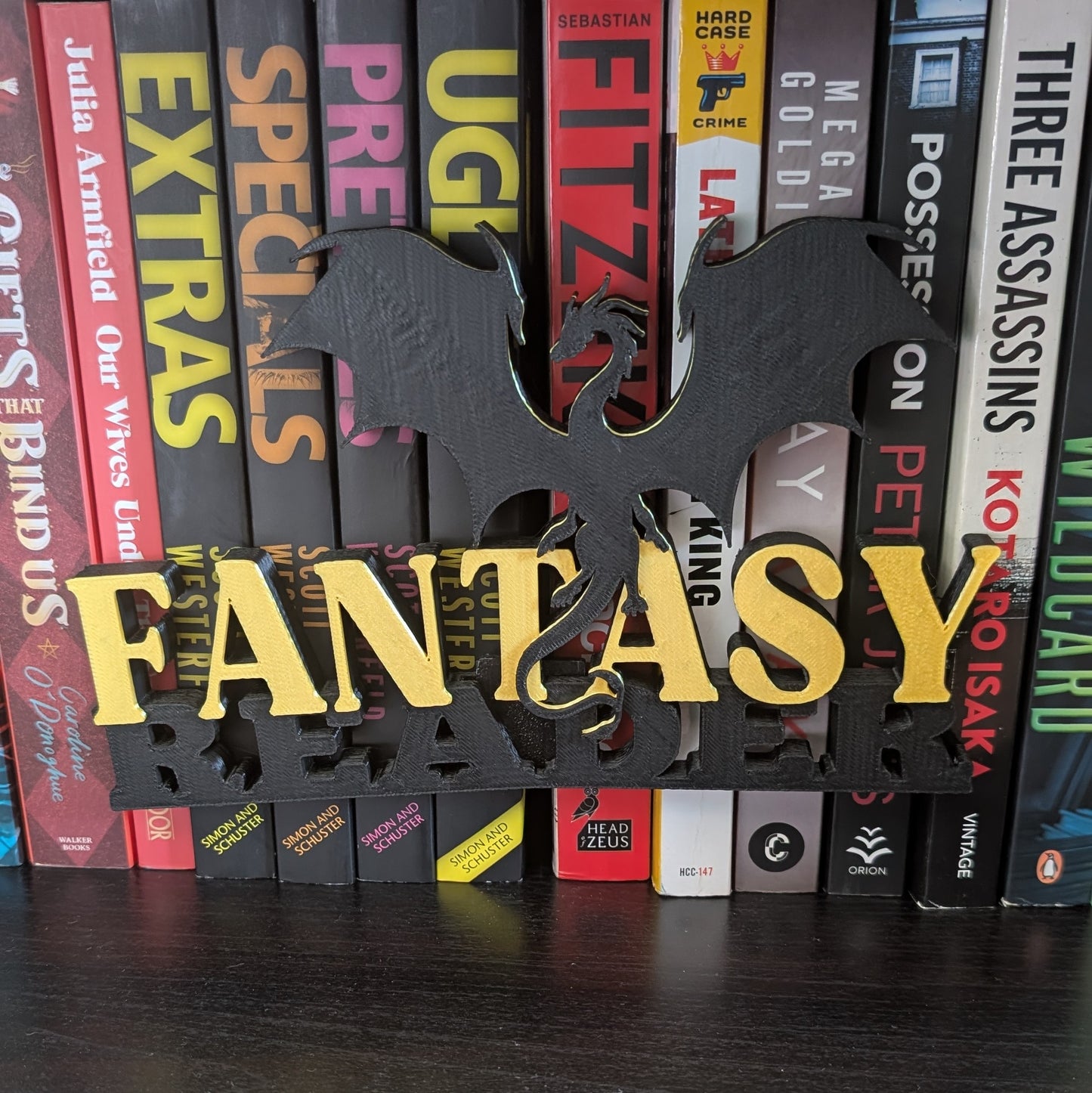FANTASY READER - 3D PRINTED SIGN
