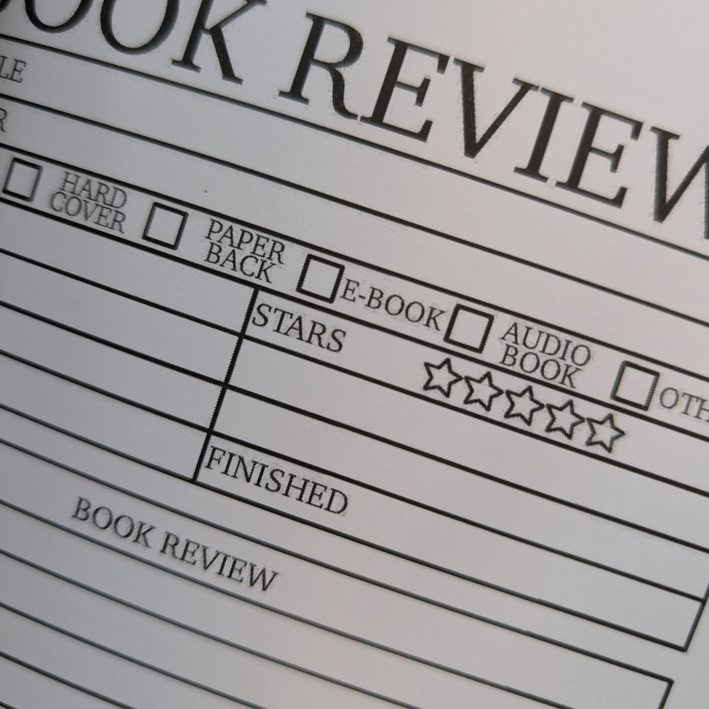 THE READING JOURNAL - YEARLY EDITION