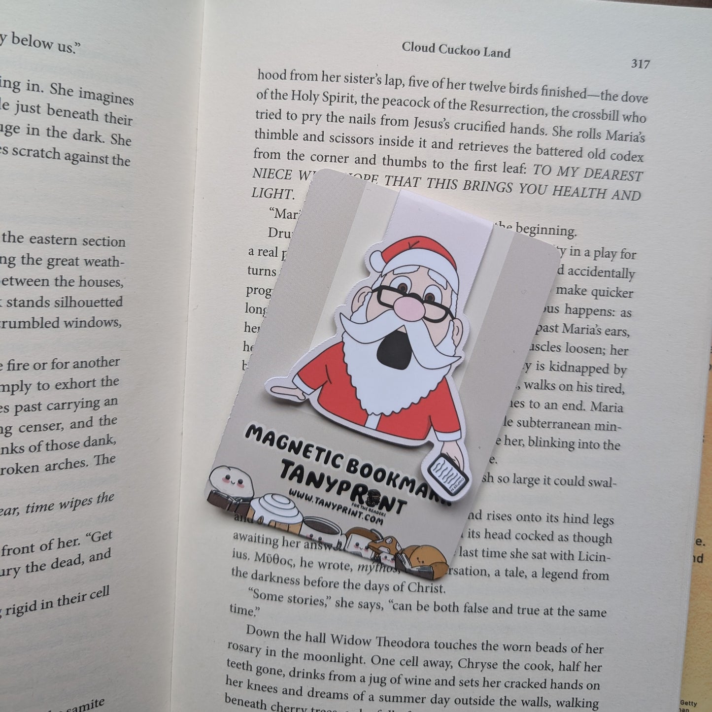 SANTAS KINDLE - BOOKMARK