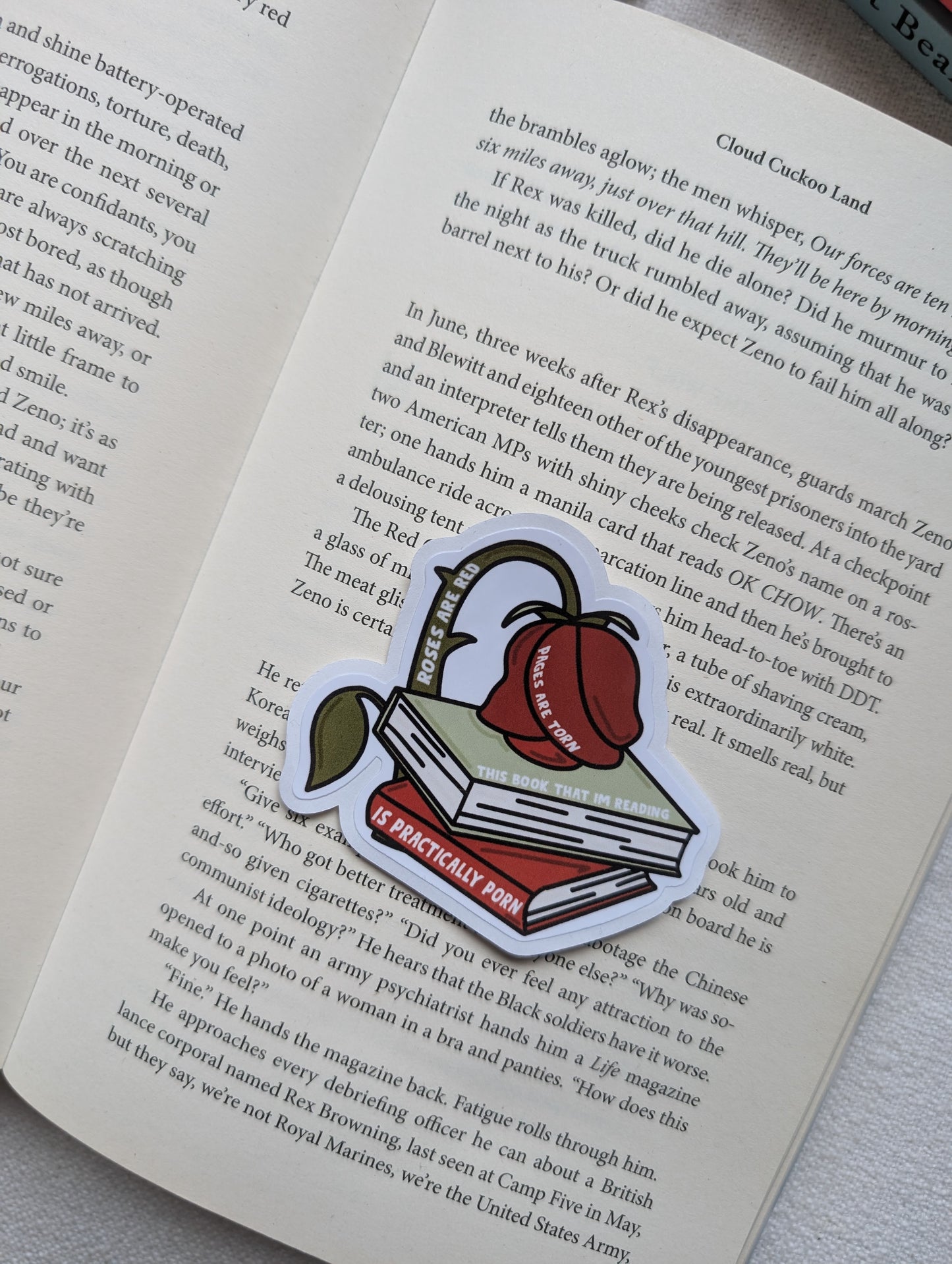 ROSES ARE RED - STICKER