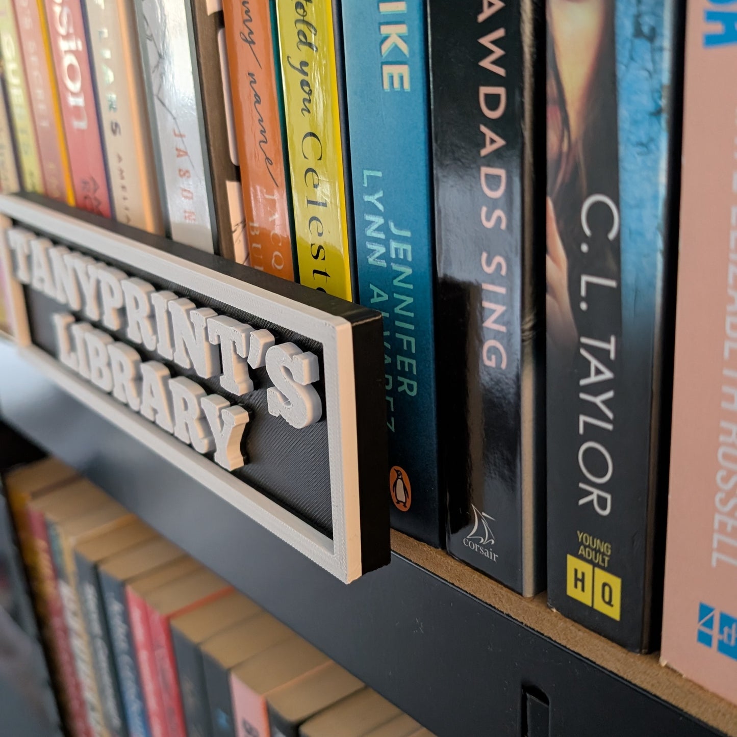 PERSONALIZED LIBRARY SIGNS - 3D PRINTED