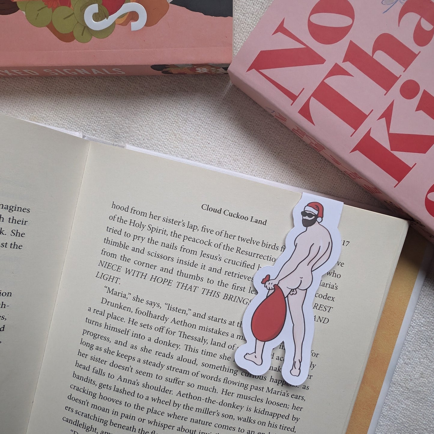 NAKED SANTA  - BOOKMARK