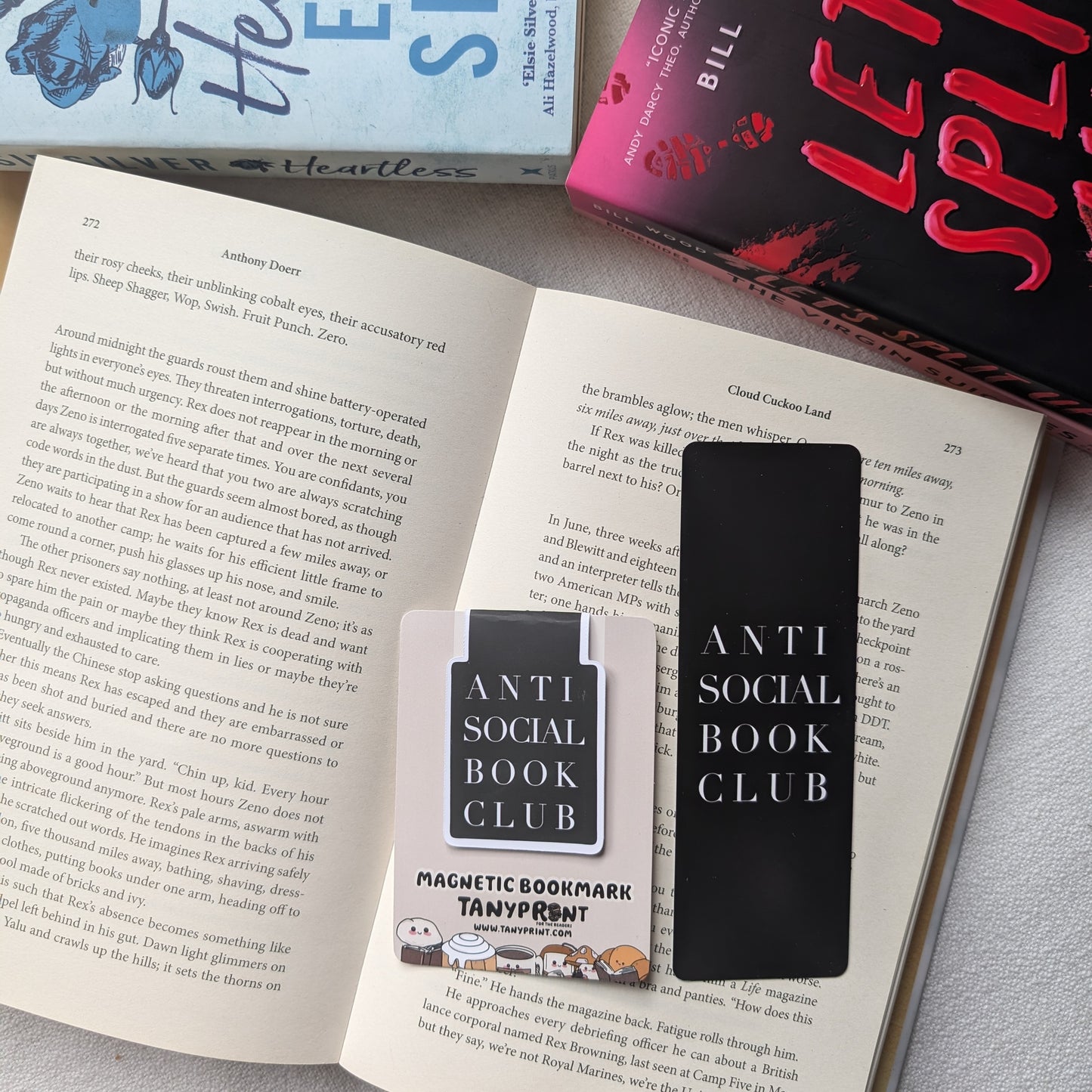 ANTI-SOCIAL BOOK CLUB - BOOKMARK