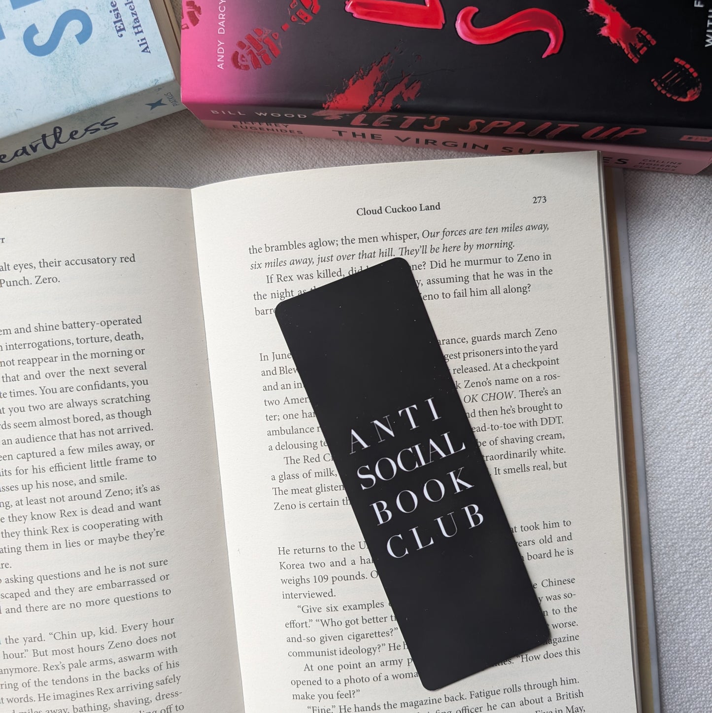 ANTI-SOCIAL BOOK CLUB - BOOKMARK