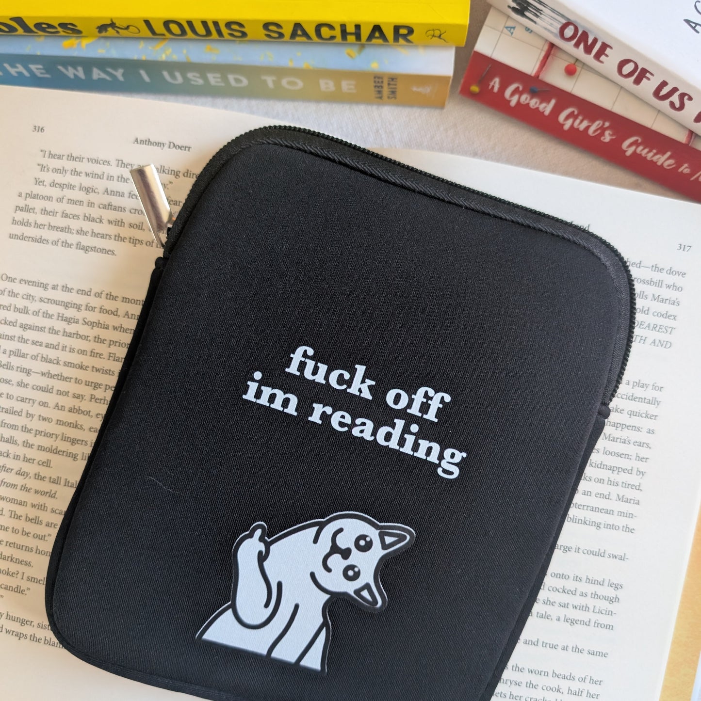 FUCK OFF - 6" KINDLE SLEEVE