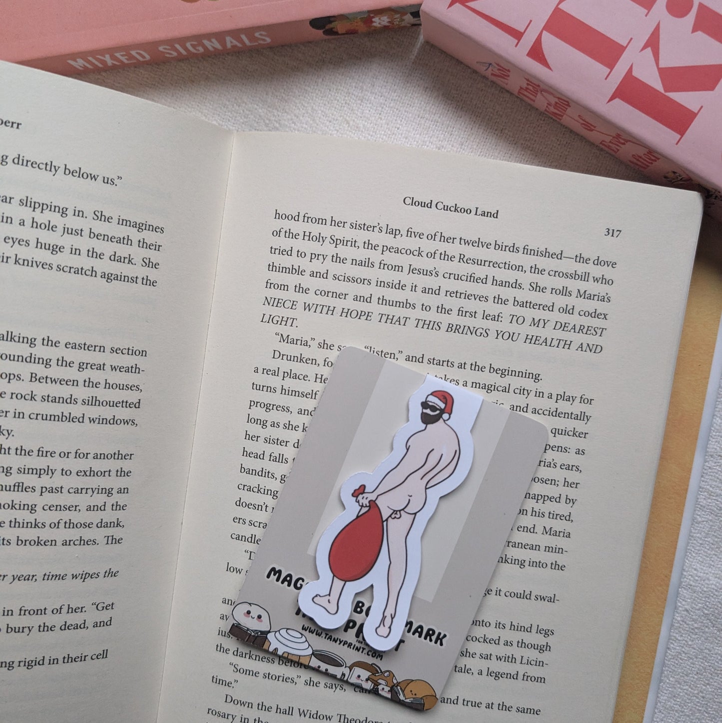 NAKED SANTA  - BOOKMARK