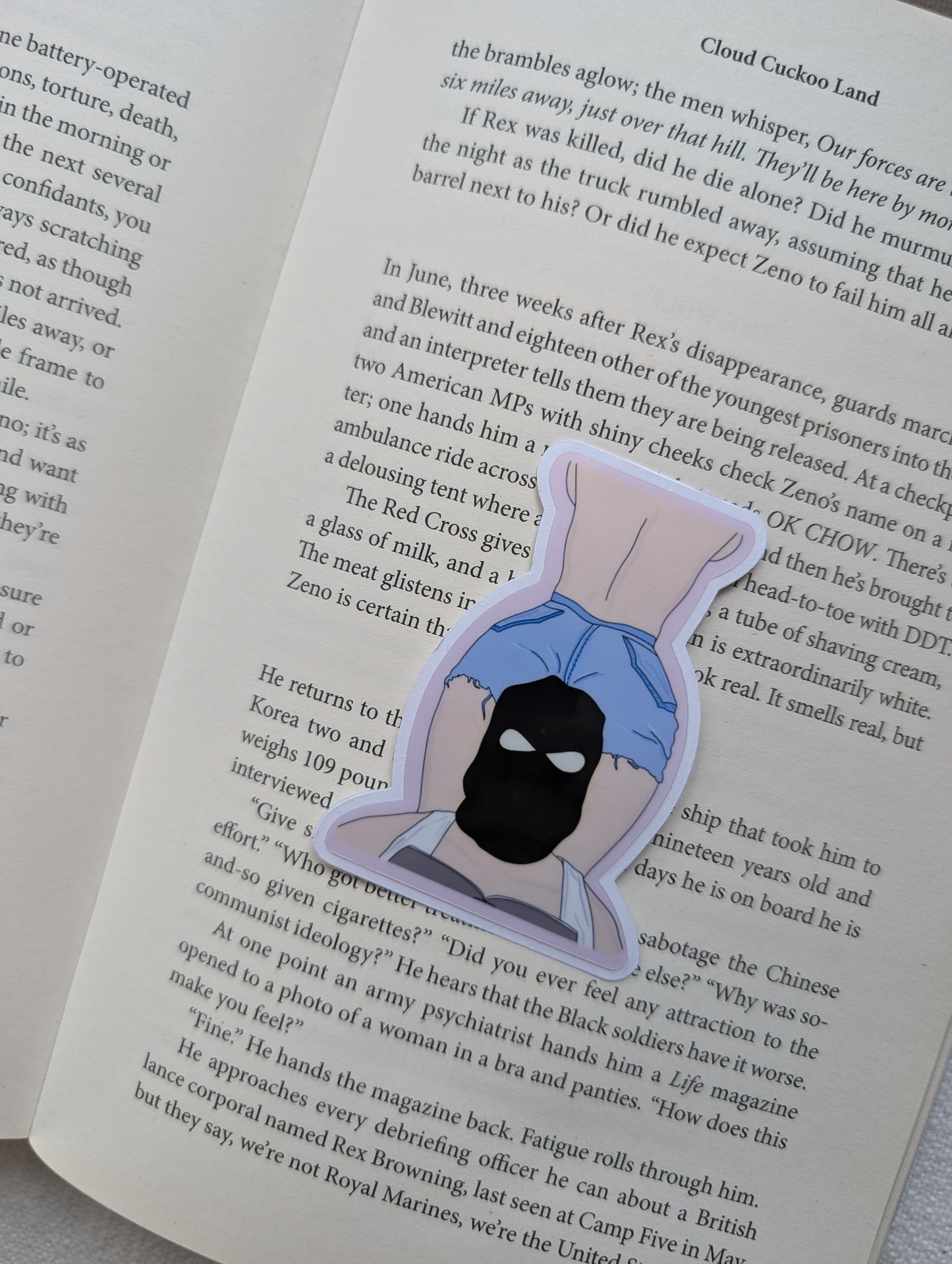 MASKED READER - STICKER