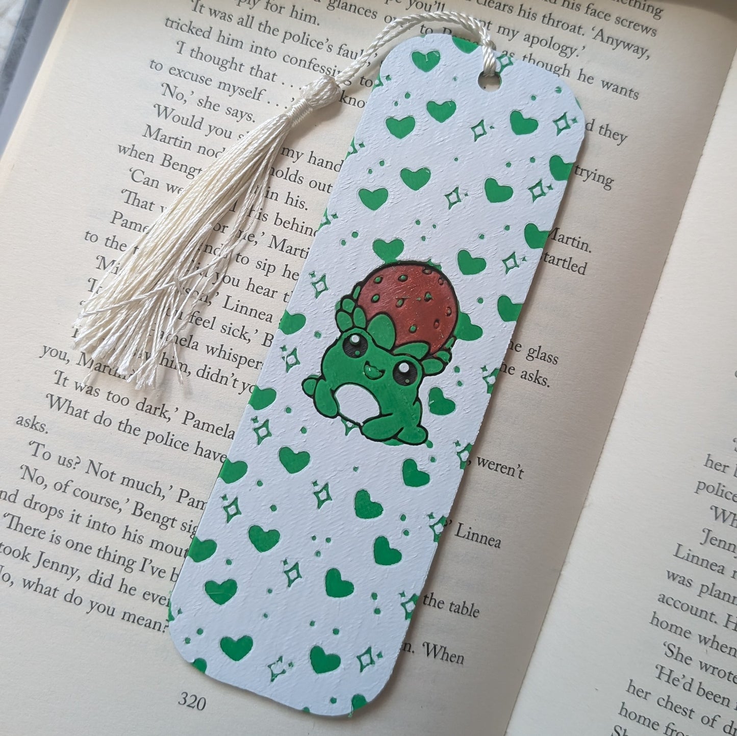 STRAWBERRY FROG - 3D PRINTED BOOKMARK