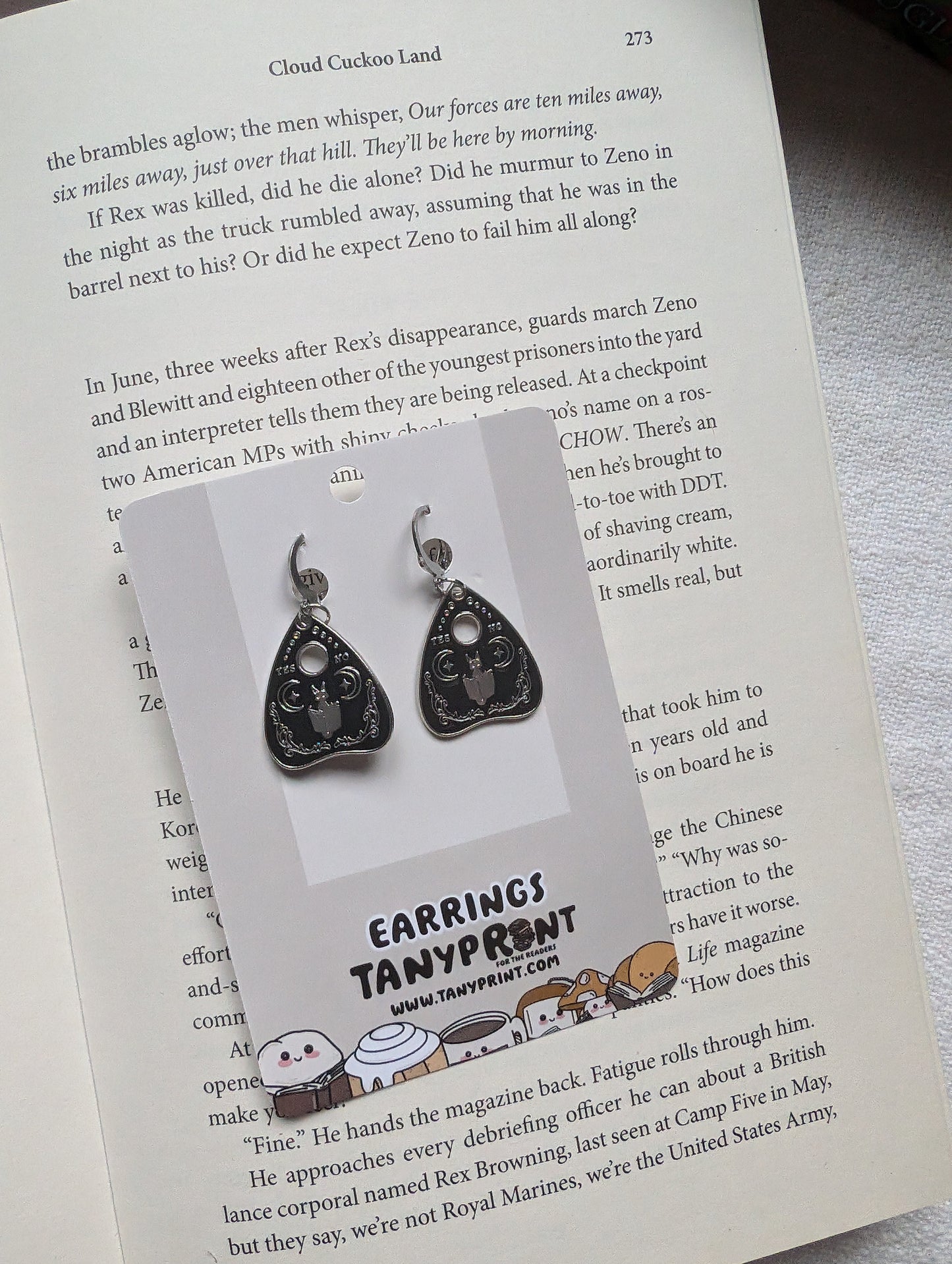 OUIJA PLANCHETTE - EARRINGS