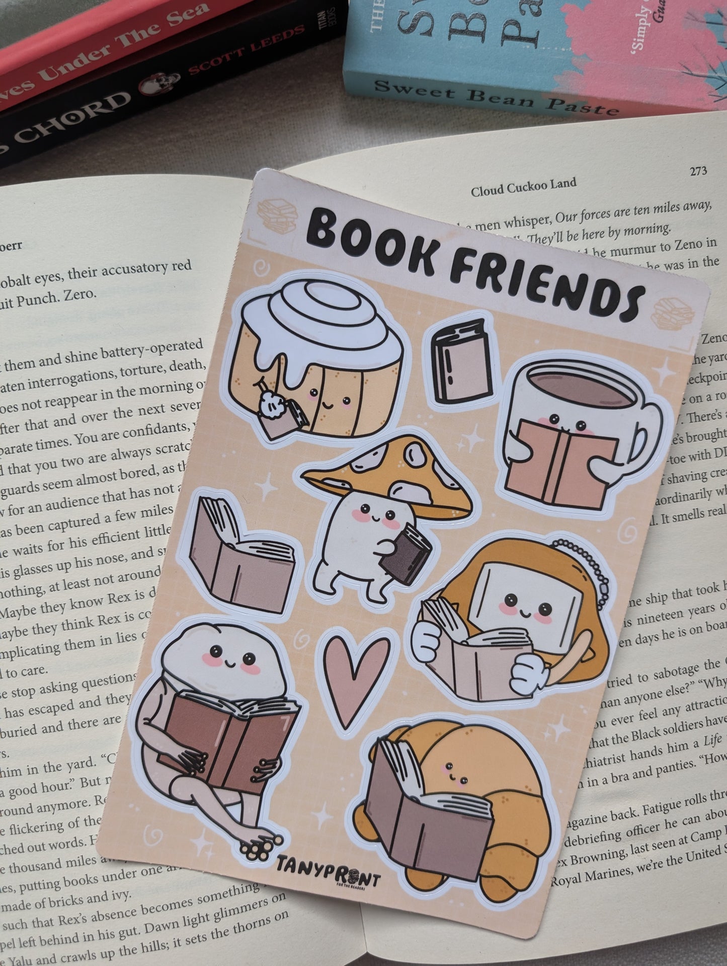 BOOK FRIENDS - STICKER SHEET