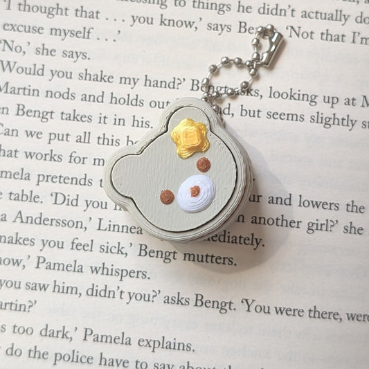 PANCAKE BEAR - CLICKER KEYCHAIN