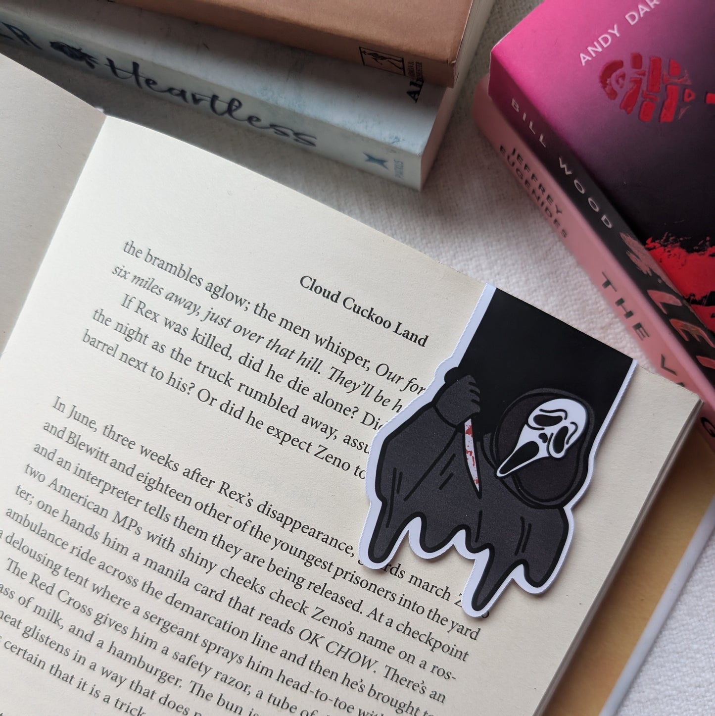 DRIPPY GHOST FACE & MYERS - BOOKMARK