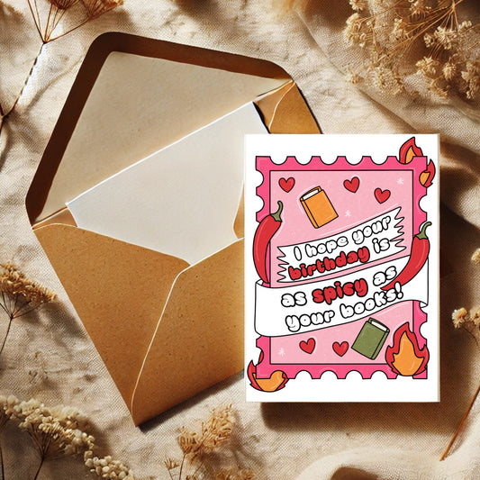 SPICY BIRTHDAY - GREETING CARD