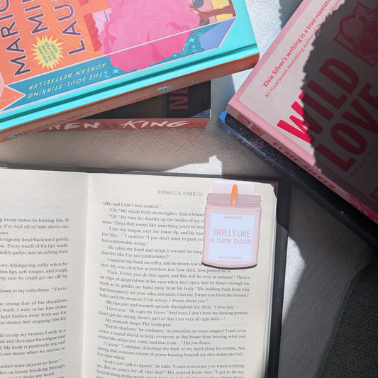 SMELLS LIKE A NEW BOOK - BOOKMARK