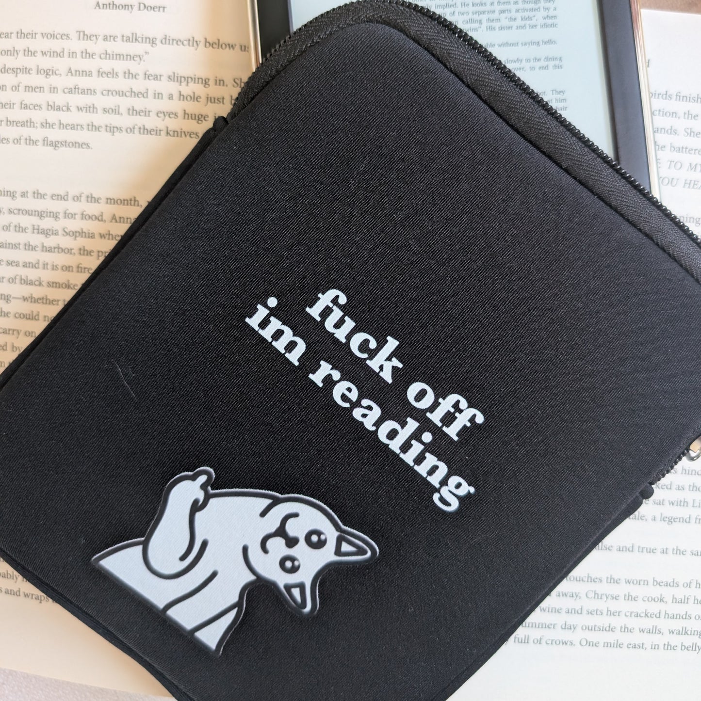 FUCK OFF - 6" KINDLE SLEEVE