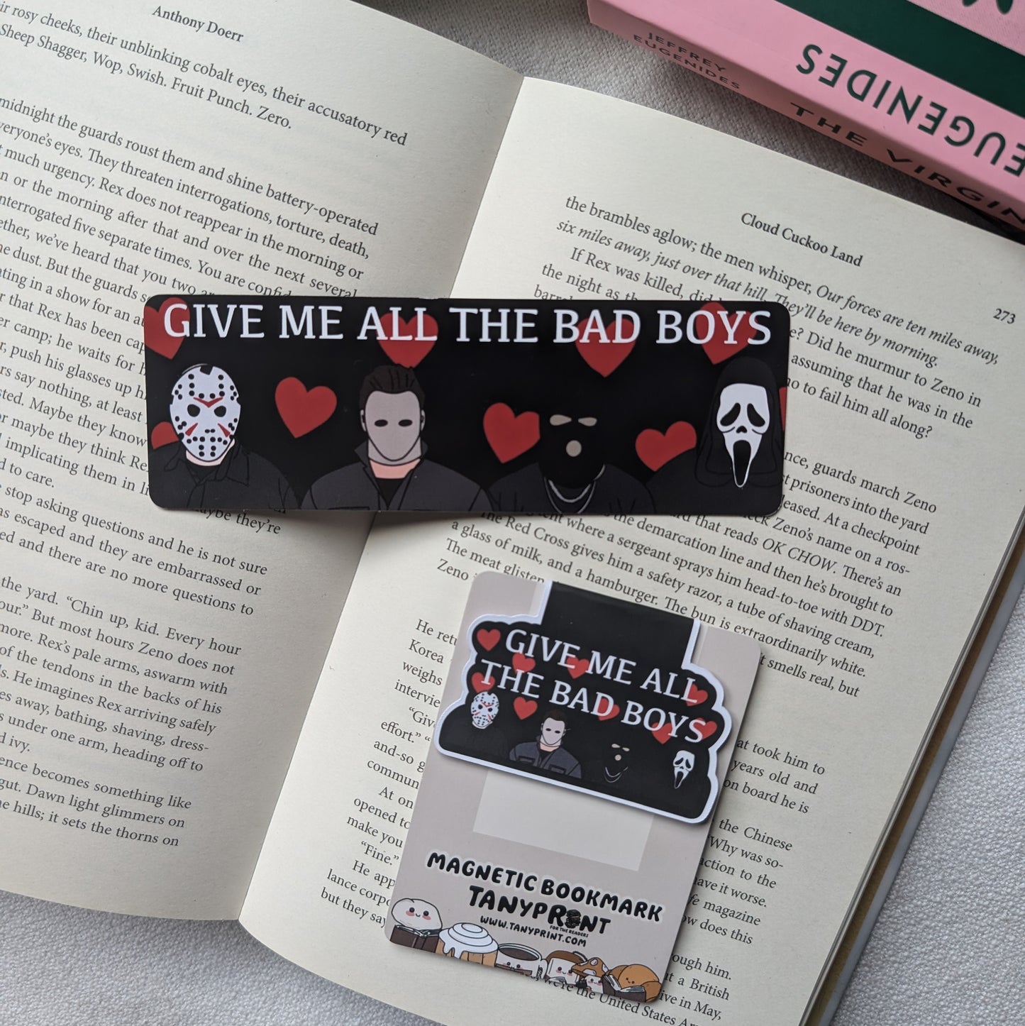 GIVE ME ALL THE BAD BOYS - BOOKMARK