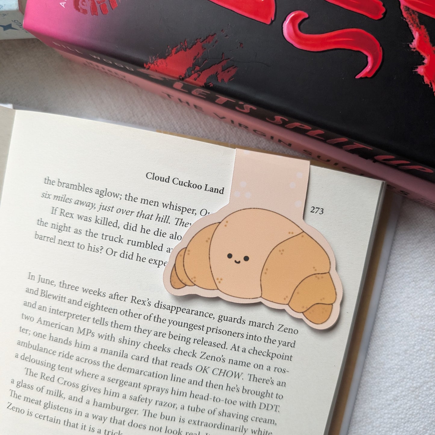 CROISSANT & CINNAMON ROLL - BOOKMARK