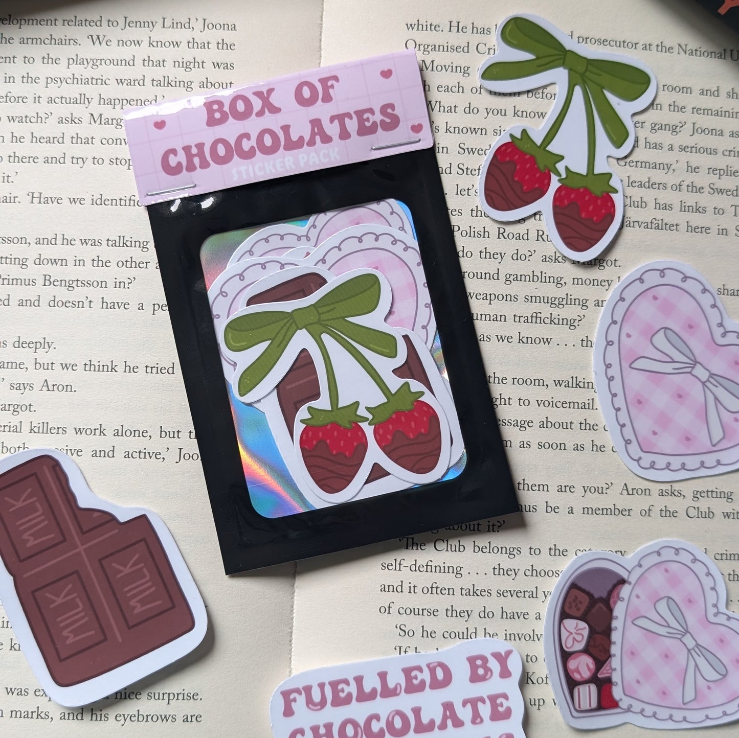 BOX OF CHOCOLATES - STICKER PACK