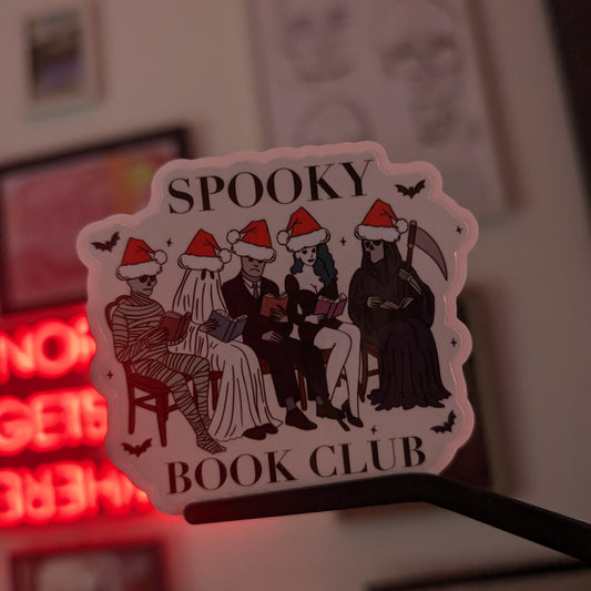 SPOOKY BOOKCLUB - STICKER