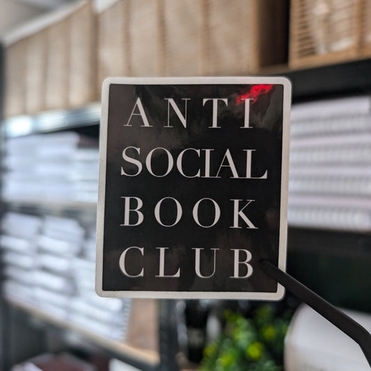 ANTI-SOCIAL BOOK CLUB - STICKER