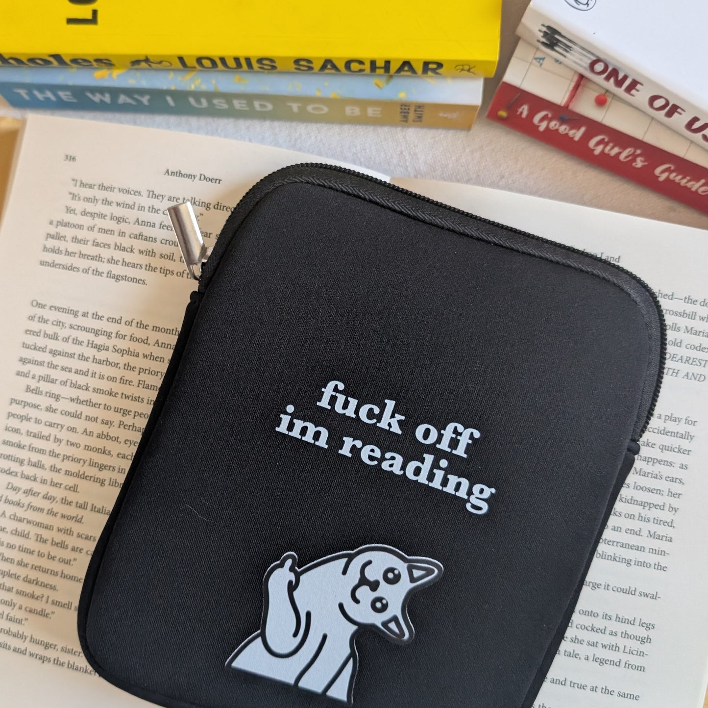 FUCK OFF - 6" KINDLE SLEEVE