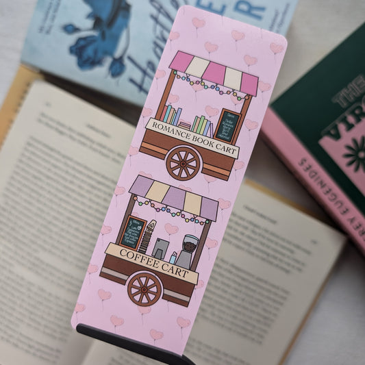 ROMANCE BOOK LOVERS CARTS - BOOKMARK