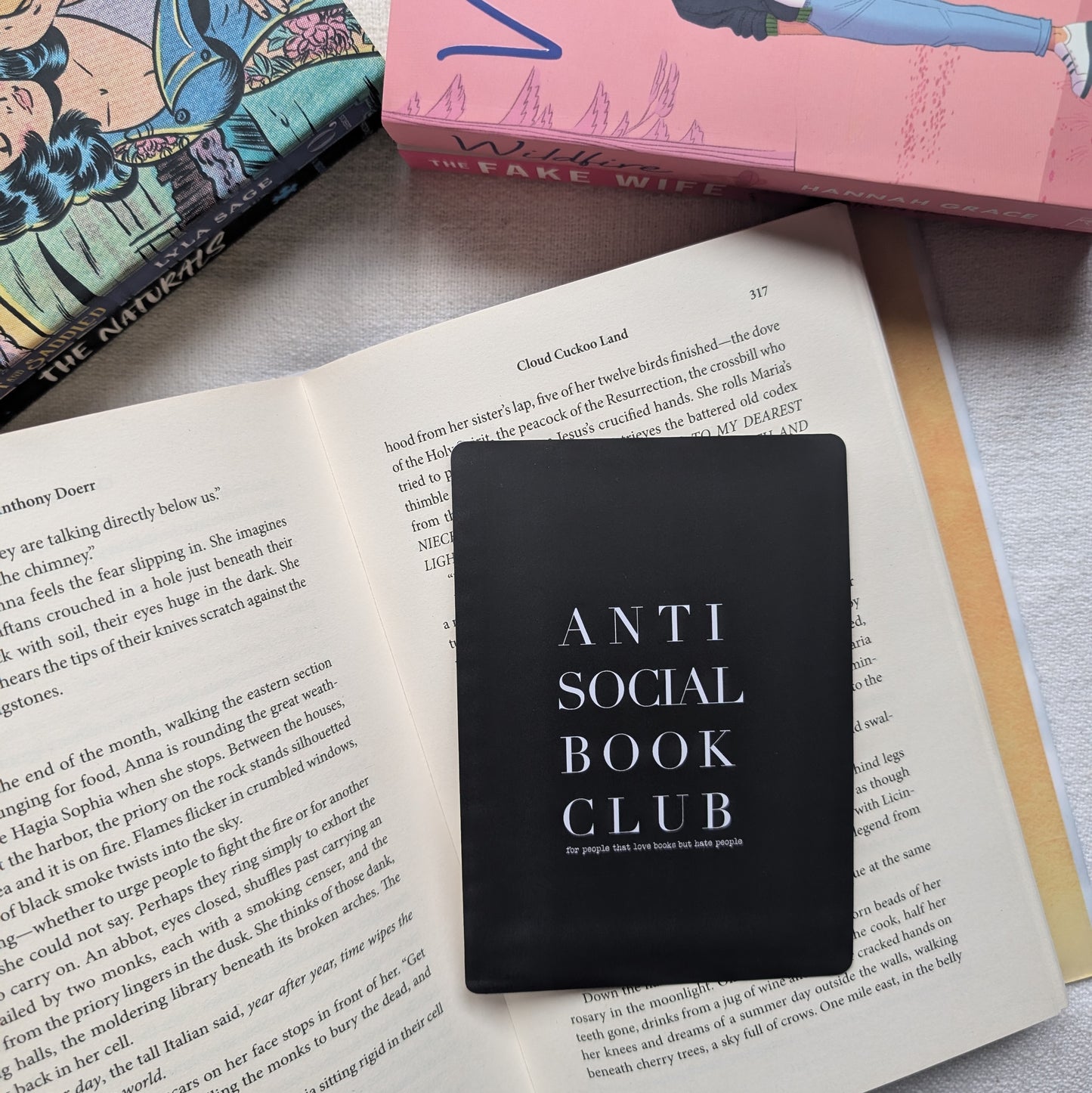 ANTI-SOCIAL BOOKCLUB - ART PRINT/ KINDLE INSERT