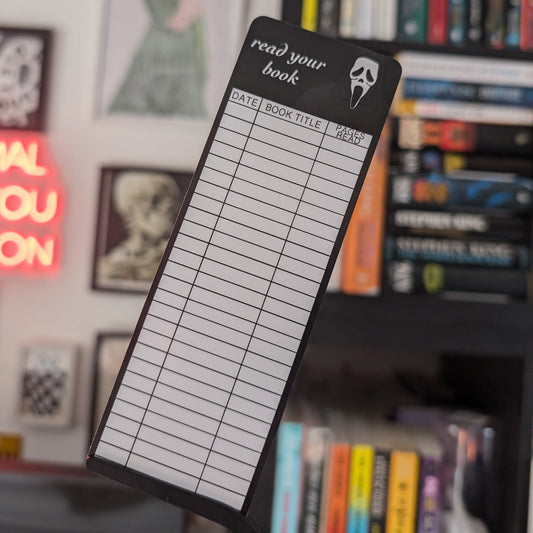 READ YOUR BOOK PAGE TRACKER - BOOKMARK